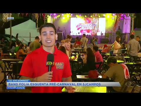 Band Folia esquenta pré-Carnaval em São José dos Campos